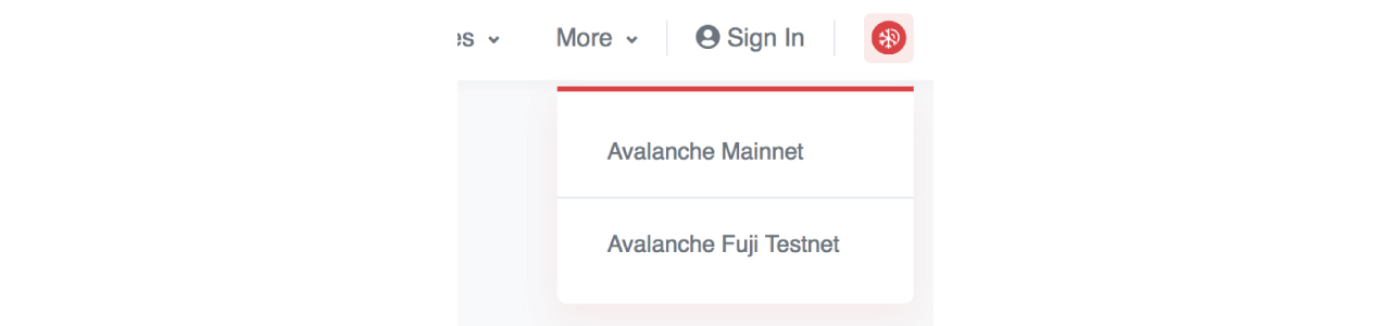 avalanche-mainnet-fuji-testnet-snowtrace